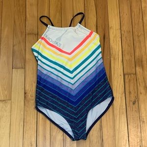 Multi-Color Swim Suit from Target Size Large Girls